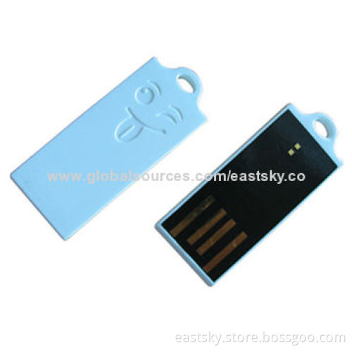 Custom Colorful mini USB Flash Drive with Capacity of 64MB to 32GB and COB Technology, USB2.0 Host I